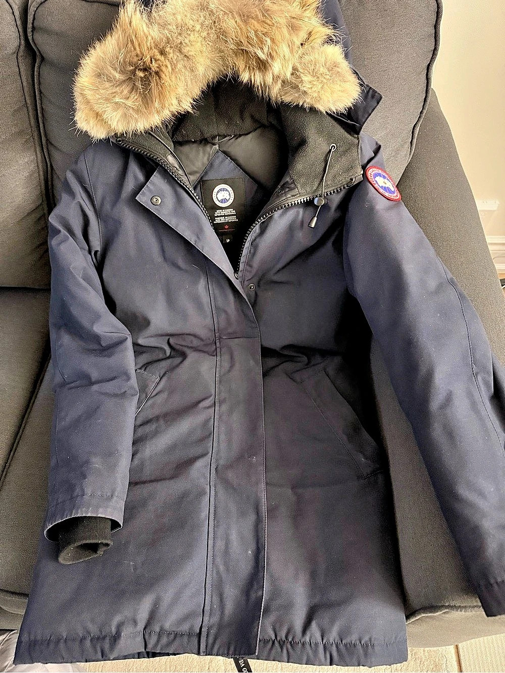 Canada Goose Trillium Parka in Blue Small